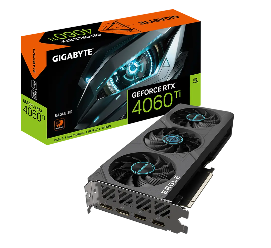 Tarjeta de Video GIGABYTE RTX 4060 Ti EAGLE 8GB GDDR6