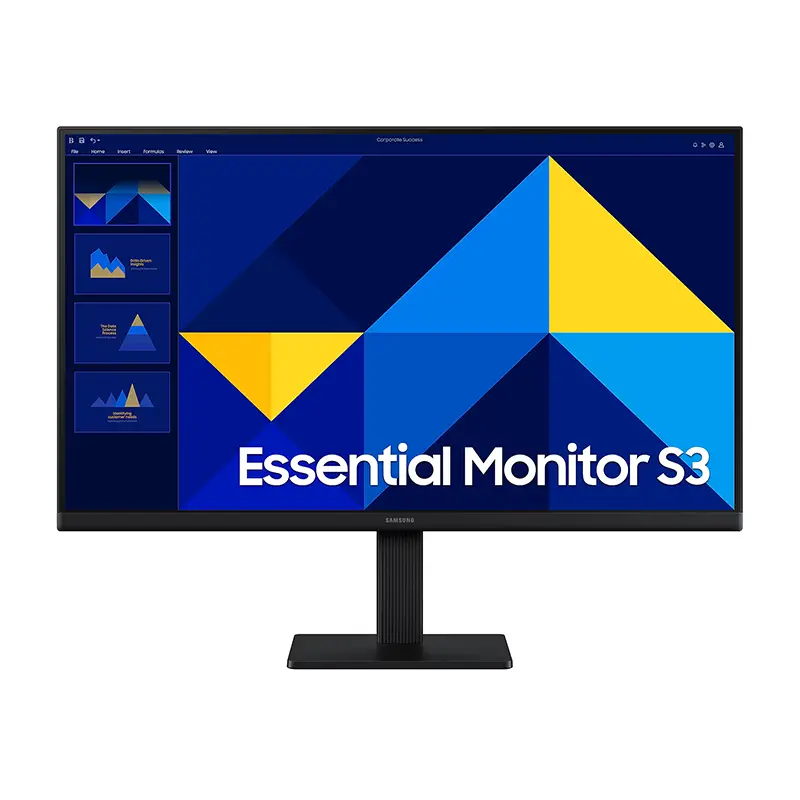 Monitor SAMSUNG Essential S3 S30GD – 24" Full HD, IPS, 100Hz - CEMCO