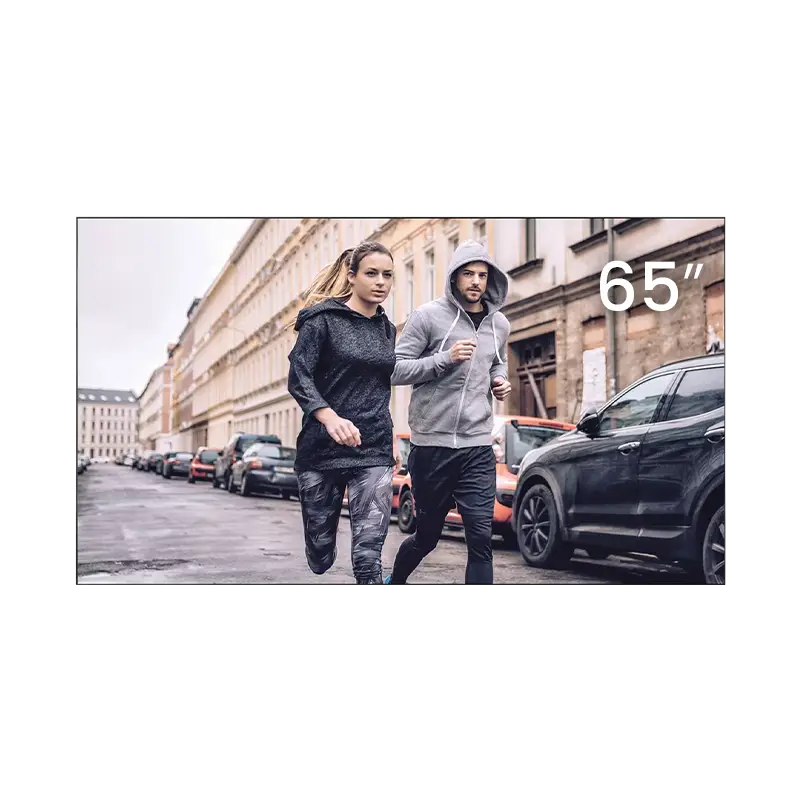 Monitor videowall LG 55VL5F-A de 55 pulgadas FHD 24/7, frente frontal con bisel negro de solo 1,25 mm (D/I) y 2,25 mm (S/I) para mosaicos continuos sin interrupciones visuales