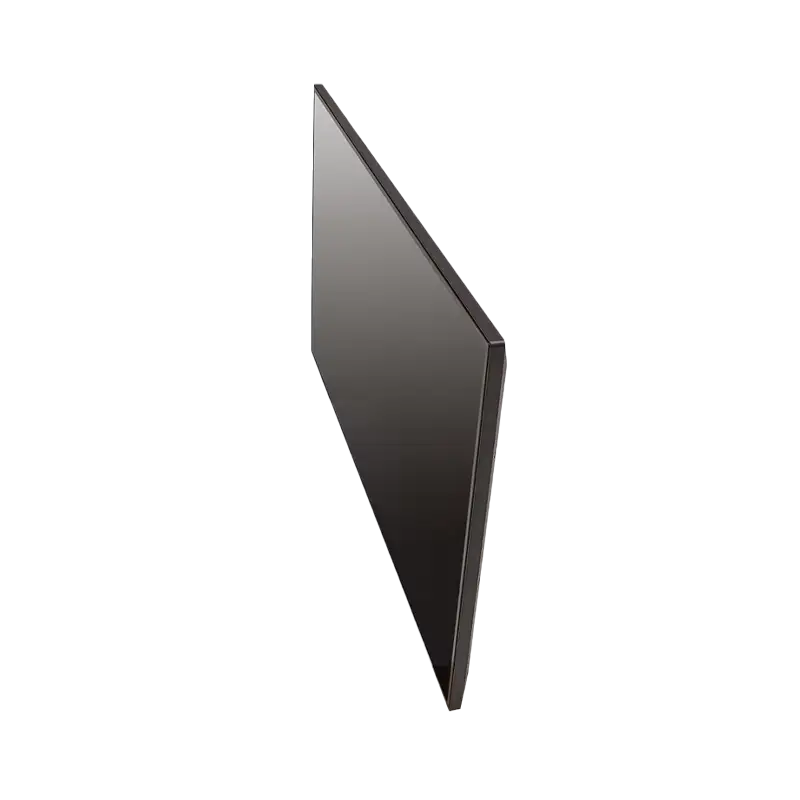 Monitor Digital Signage LG 65UH7N-E - 65" 4K 700 nits, IP5X, 24/7 6 Vista superior diagonal del monitor digital signage LG 65UH7N-E mostrando el panel IPS anti-reflejo 28 % Haze, 700 nits y logo webOS 23 con SuperSign CMS