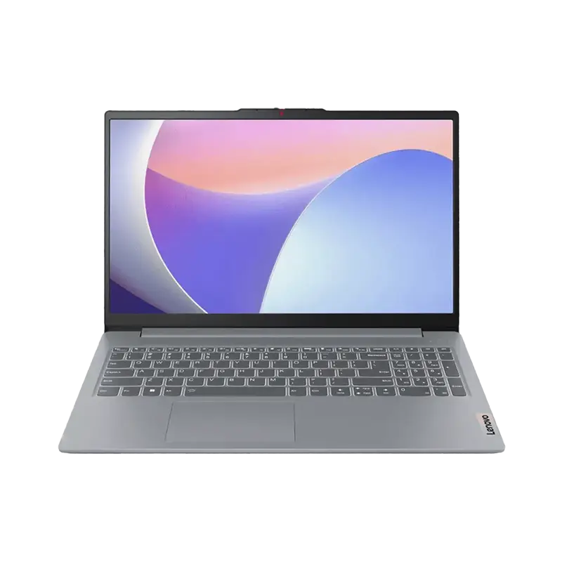 lenovo-ideapad-slim-3-15amn8-frente-abierta-pantalla-fhd-ryzen3-arctic-grey Lenovo IdeaPad Slim 3 AMD Ryzen 3 - 15AMN8 de frente abierta mostrando pantalla FHD IPS 15.6" y chasis Arctic Grey