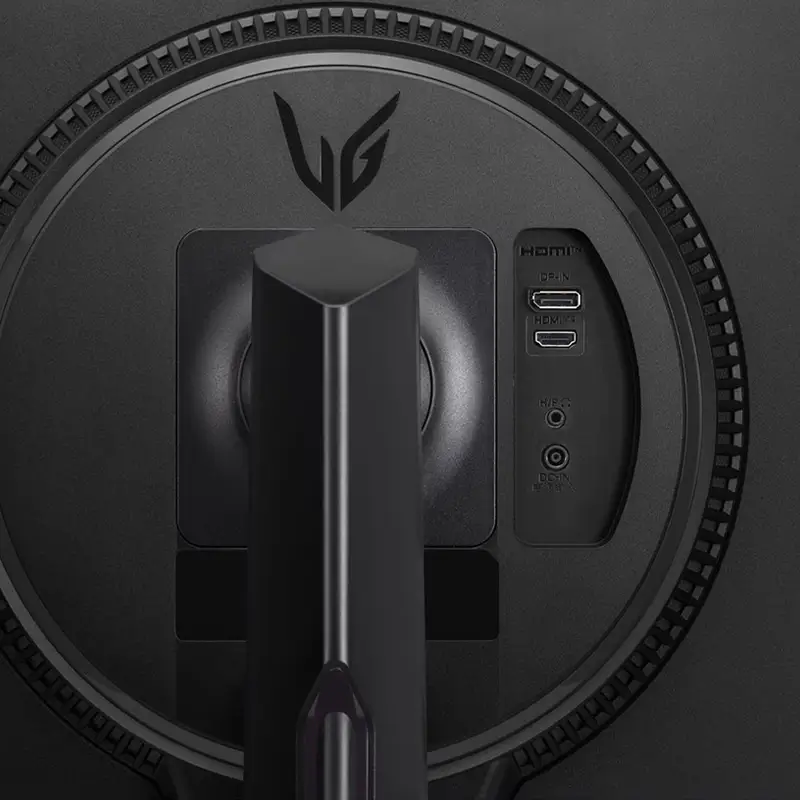 Puertos LG UltraGear 24GS65F-B 23 8 pulgadas HDMI DisplayPort jack 3 5 mm