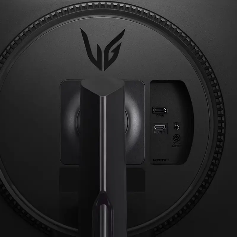 Puertos LG UltraGear 27GS65F-B 27 pulgadas HDMI DP 1.4 jack 3 5 mm 180 Hz