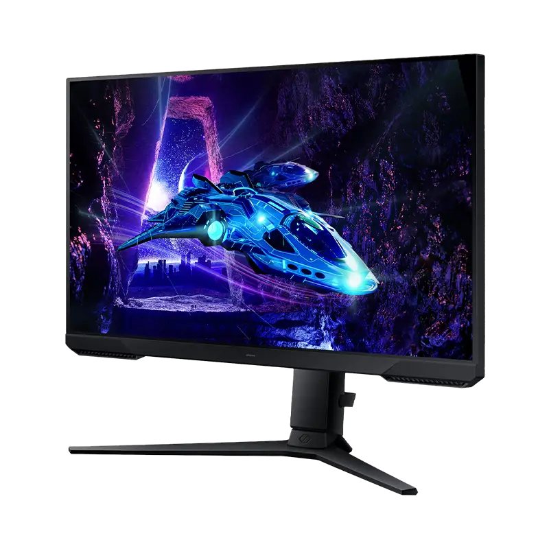 Samsung Odyssey G3 24 pulgadas frente derecha altura 120 mm negro