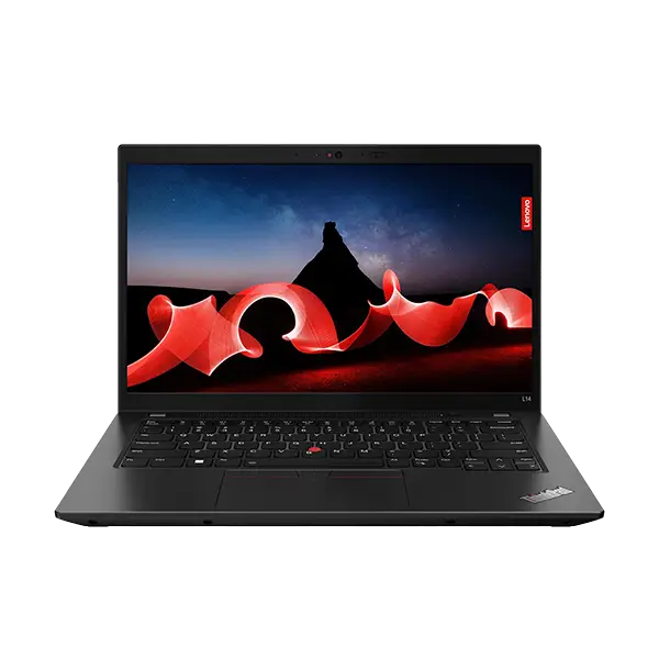 Lenovo ThinkPad L14 Gen 4 AMD Ryzen 5 PRO frontal con Win11 Pro: 14" FHD IPS 60 Hz, Ryzen 5 PRO 7530U 4.5 GHz, 16 GB DDR4-3200, 512 GB PCIe 4.0, teclado sin numérico, PRO.