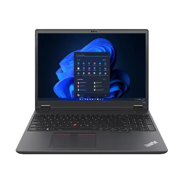 Lenovo ThinkPad P16v Gen 2 Intel Ultra 7 frente abierto: 16" WUXGA IPS 300 nits, Ultra 7 155H 4.8 GHz, 32 GB DDR5, RTX 1000 Ada 6 GB, 1 TB PCIe 4.0, teclado CON numérico, TB4.