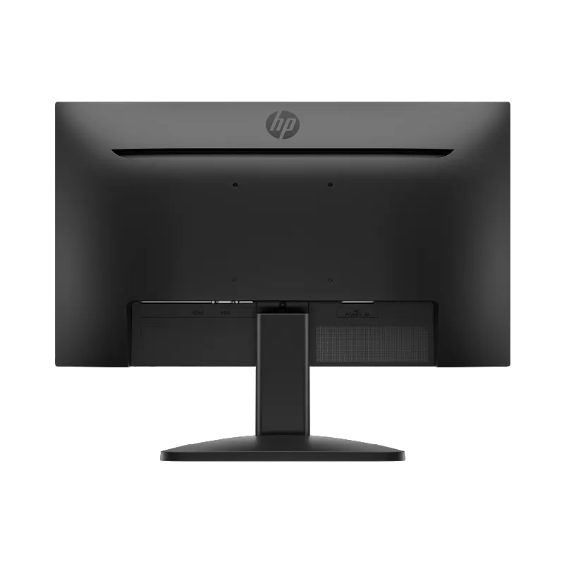 Monitor HP 3 Pro 322pe 21.45" FHD 100Hz IPS | HDMI, VGA 7 Parte trasera del monitor HP 3 Pro 322pe, mostrando puertos HDMI 1.4 y VGA, montaje VESA 100x100 mm y ranura para candado Kensington.