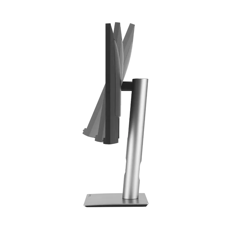 Vista lateral del monitor ASUS ProArt PA278QGV mostrando su perfil delgado de 46.9 mm sin soporte, rejillas de ventilación y compatibilidad con montaje VESA 100x100 mm.